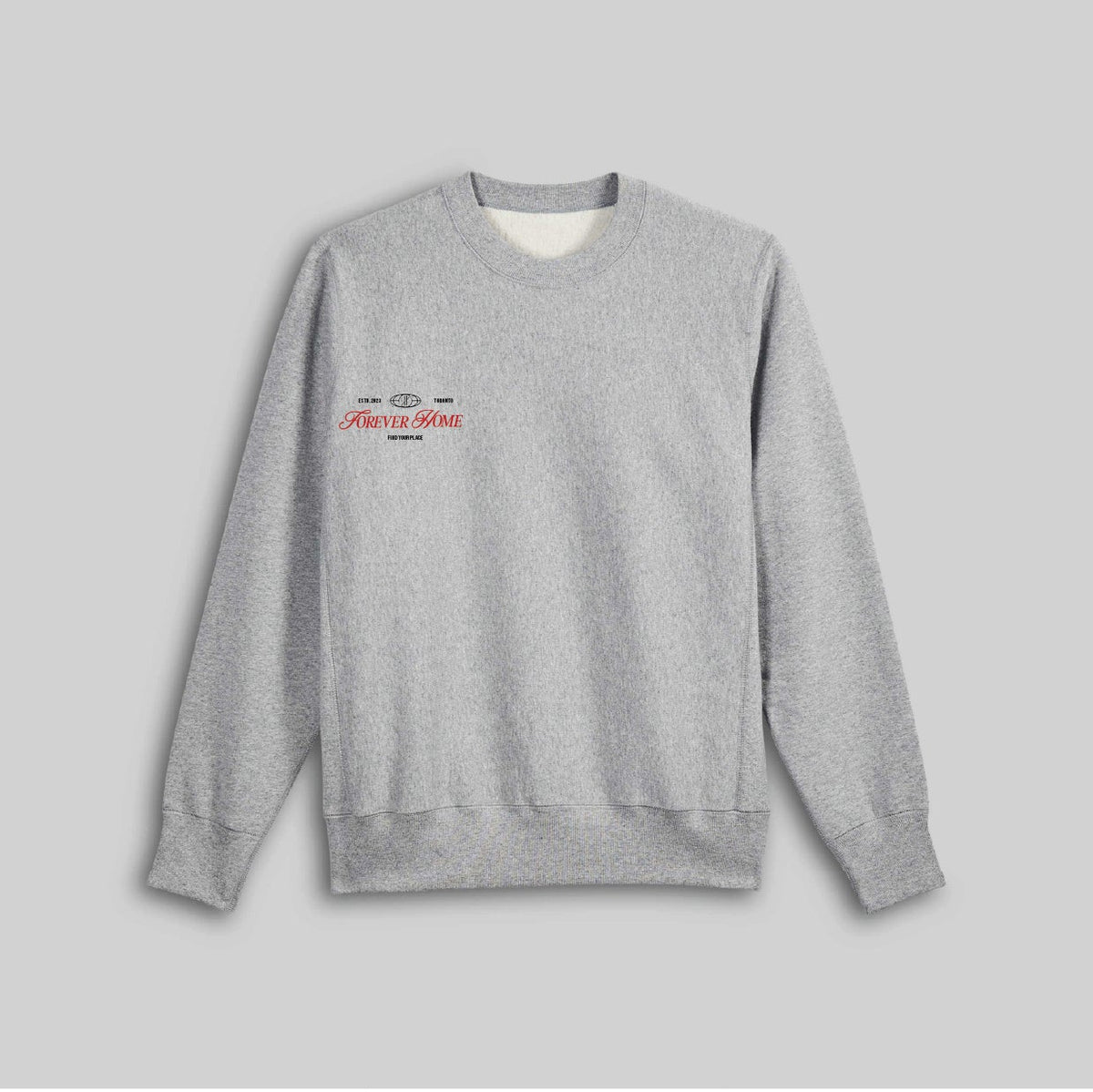 Forever Home Heather Grey Crewneck